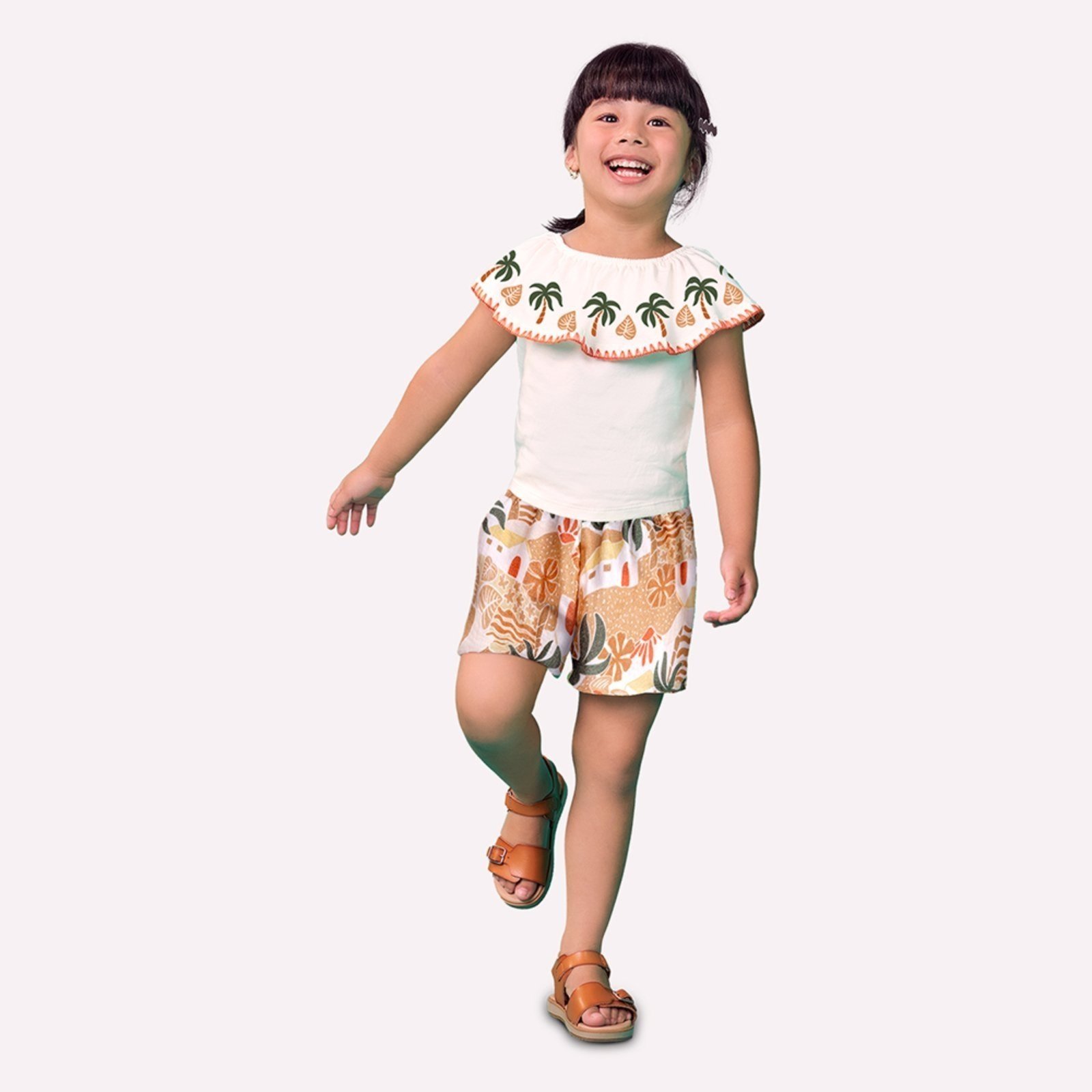 Infantil - Conjunto Menina Estampa Nanai