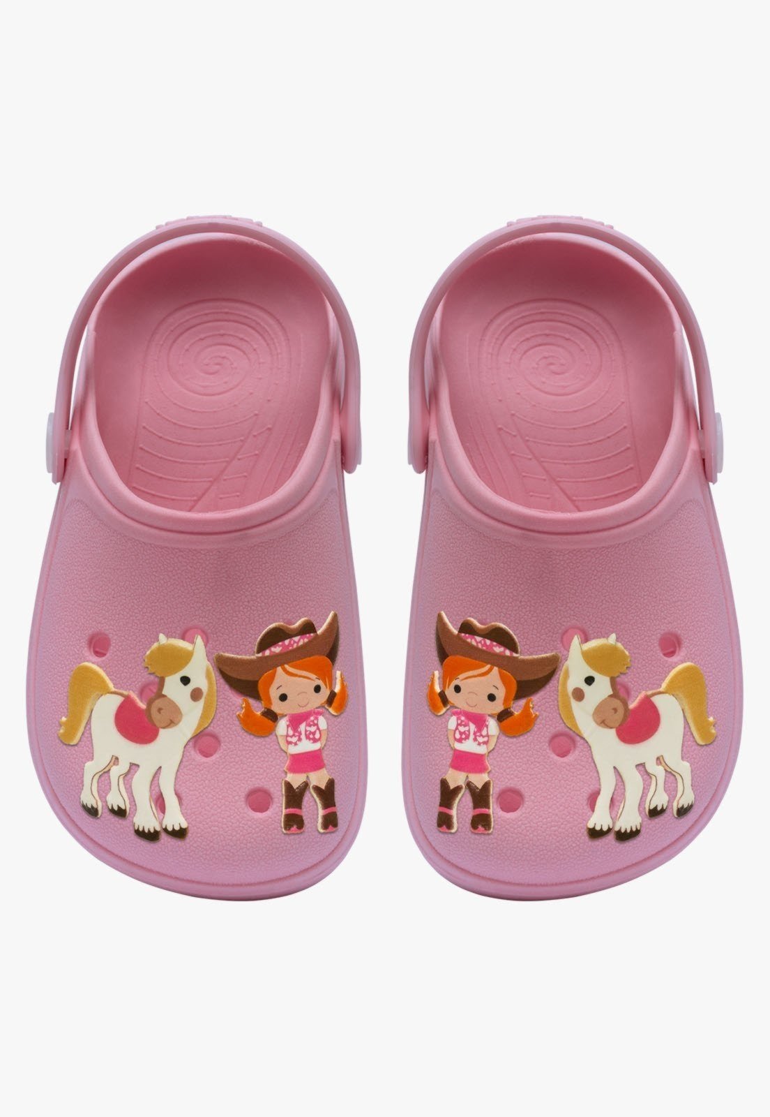 Infantil – Sandalia Babuche Pópidi Menina Cowgirl Rosa