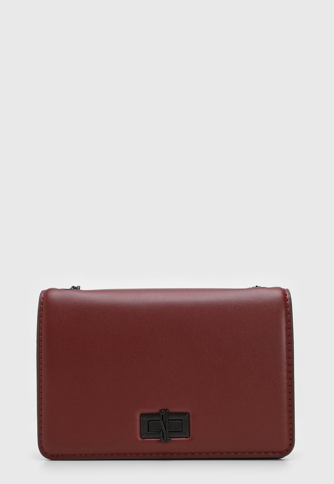 Bolsa Tiracolo Santa Lolla Alça Corrente Vinho