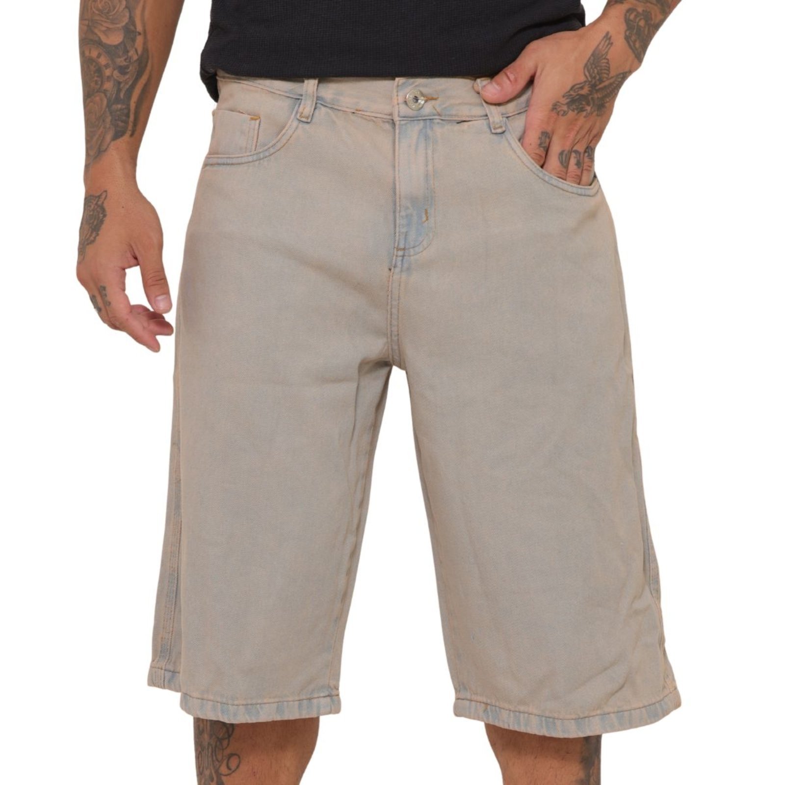 Bermuda Jorts Jeans Masculina Sketista