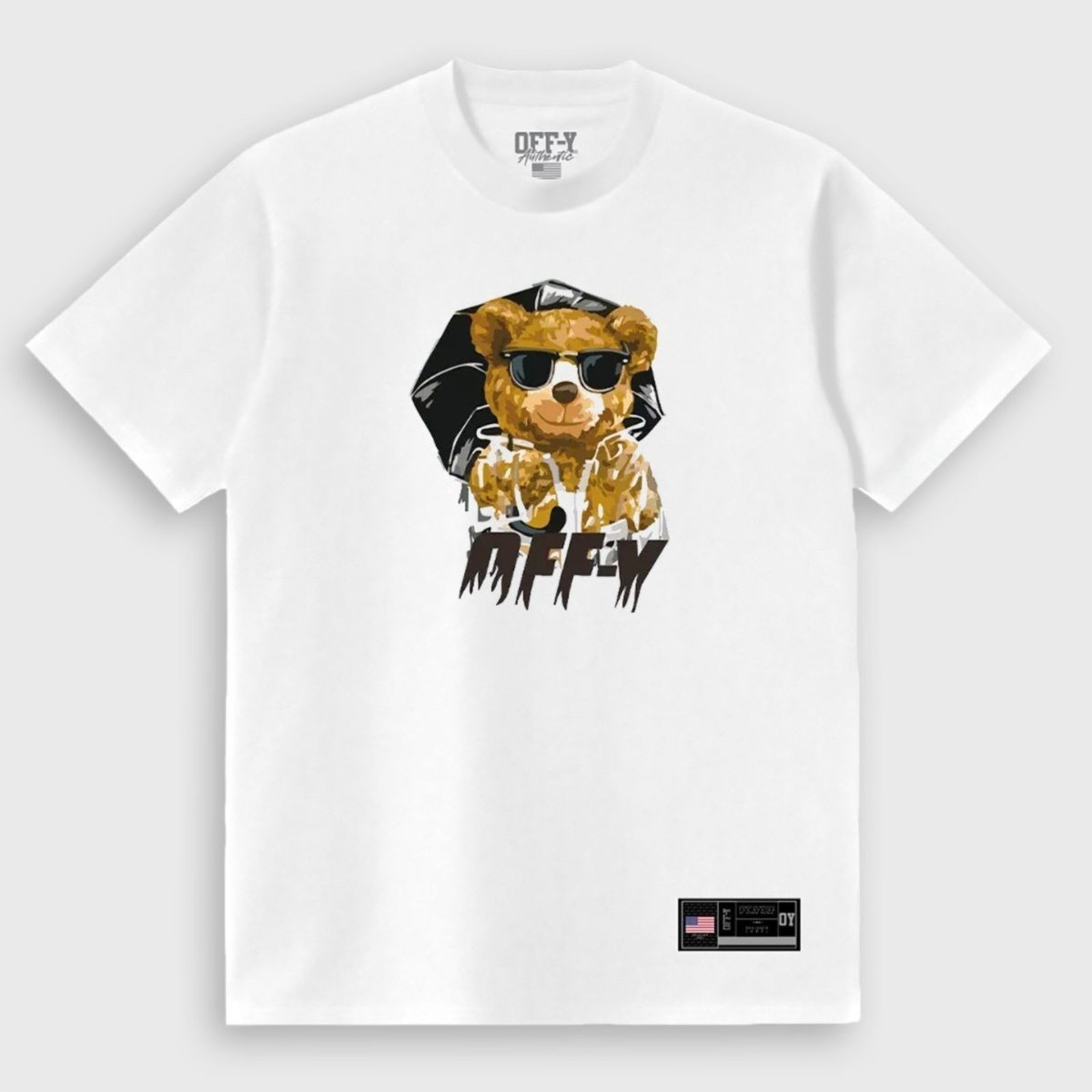 Camiseta Oversized Streetwear Off-Y white T.E.D