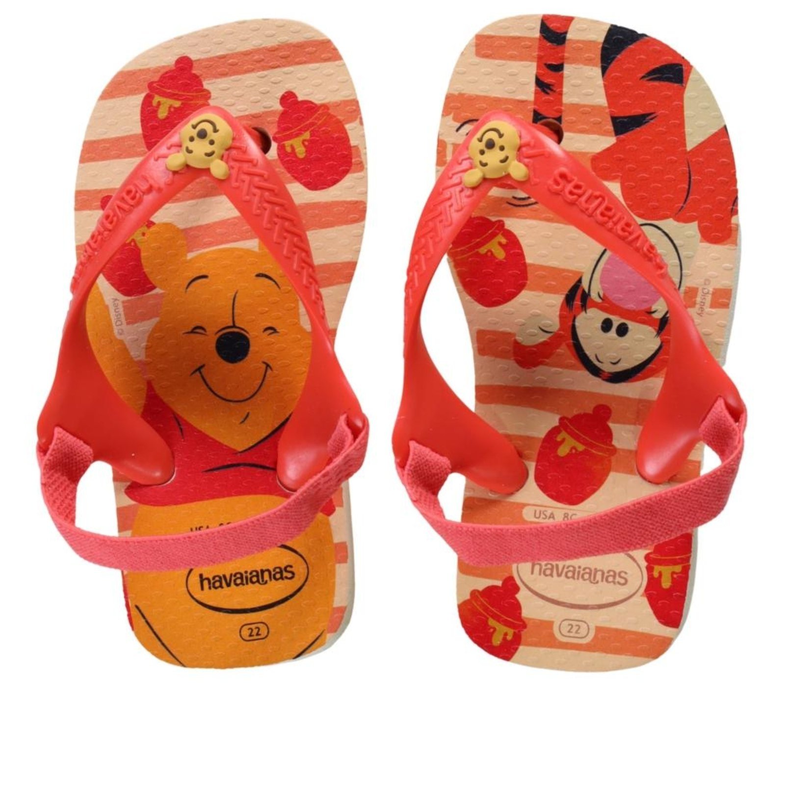 Vista 2 Infantil - Chinelo Havaianas Classics Fc Buttercream incolor Havaianas incolor