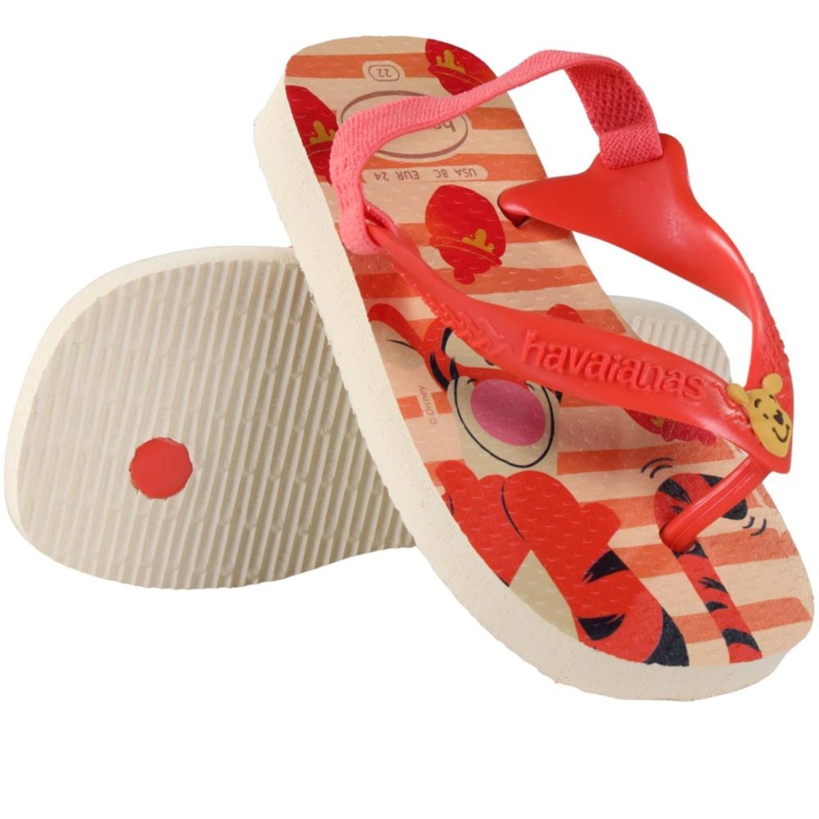 Vista 3 Infantil - Chinelo Havaianas Classics Fc Buttercream incolor Havaianas incolor