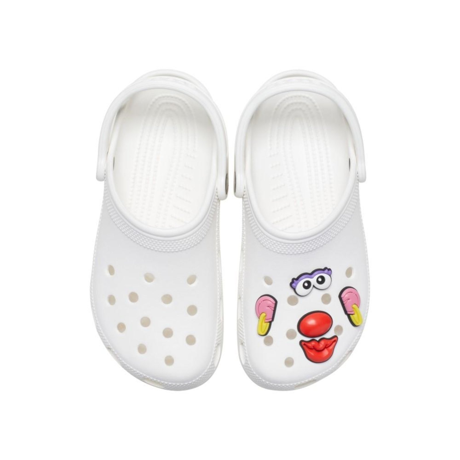 Vista 3 Infantil - Jibbitz™ Sra. Cabeça de Batata Pack Com 5 Peças Crocs branco
