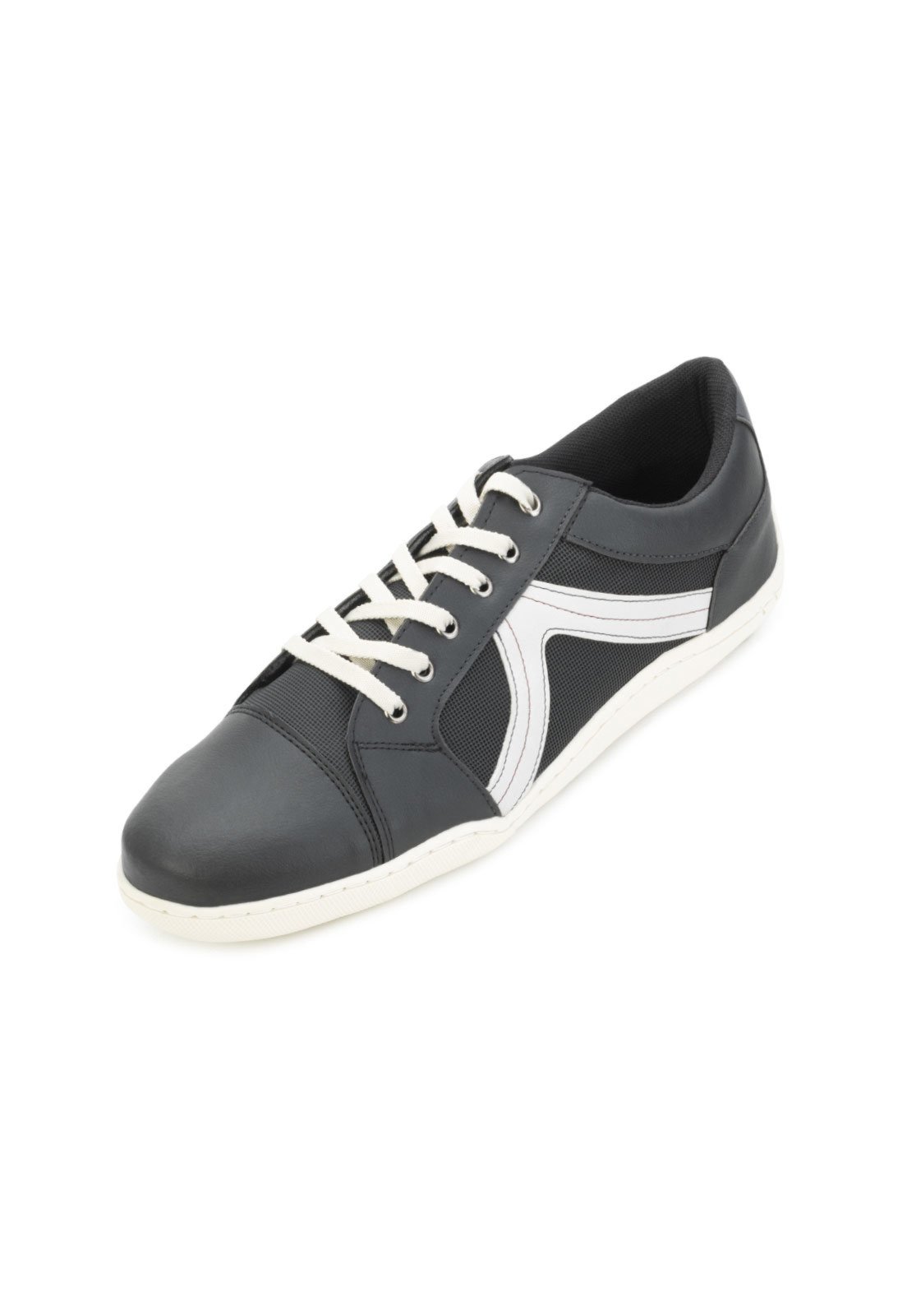 Sapatênis West Line WL23-768GIG Preto-Bege