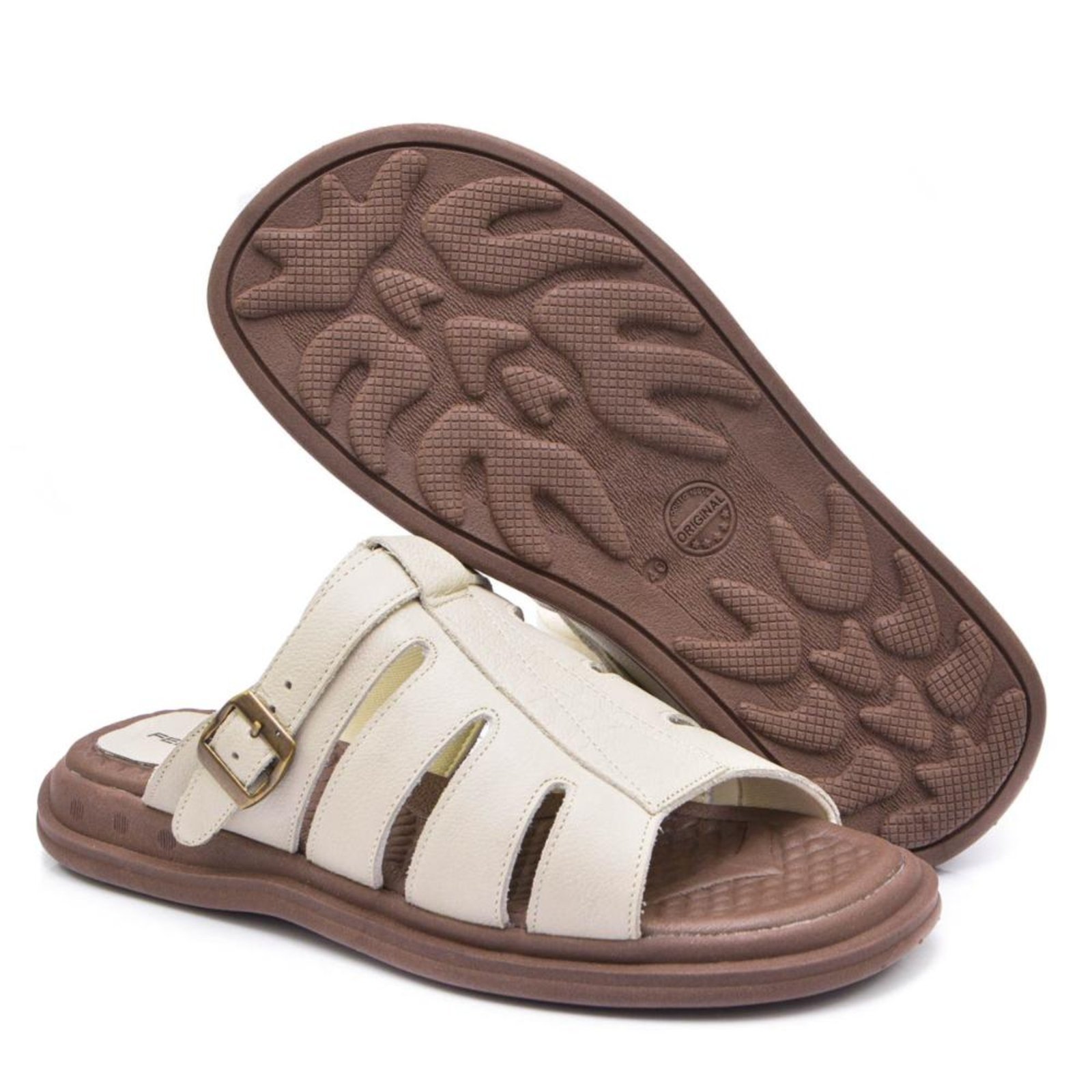 Sandália Ferrara Angra Couro Masculina