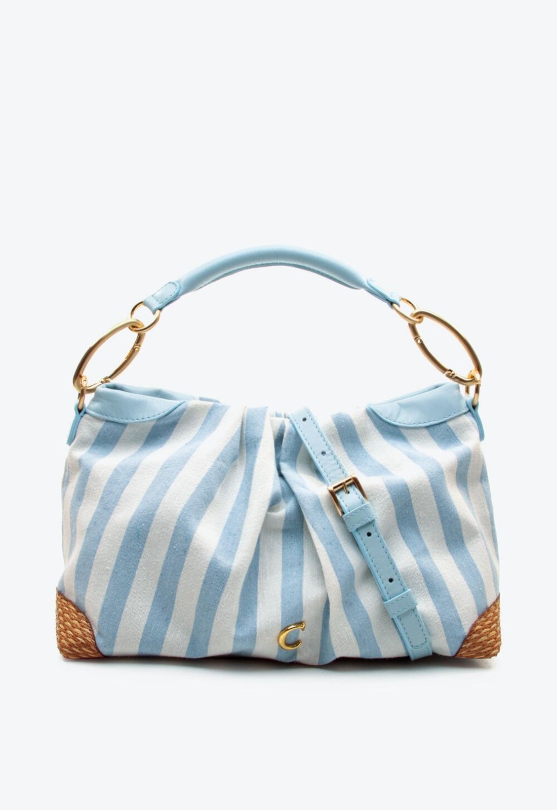 Bolsa Listrada Azul Cecconello C2979-4