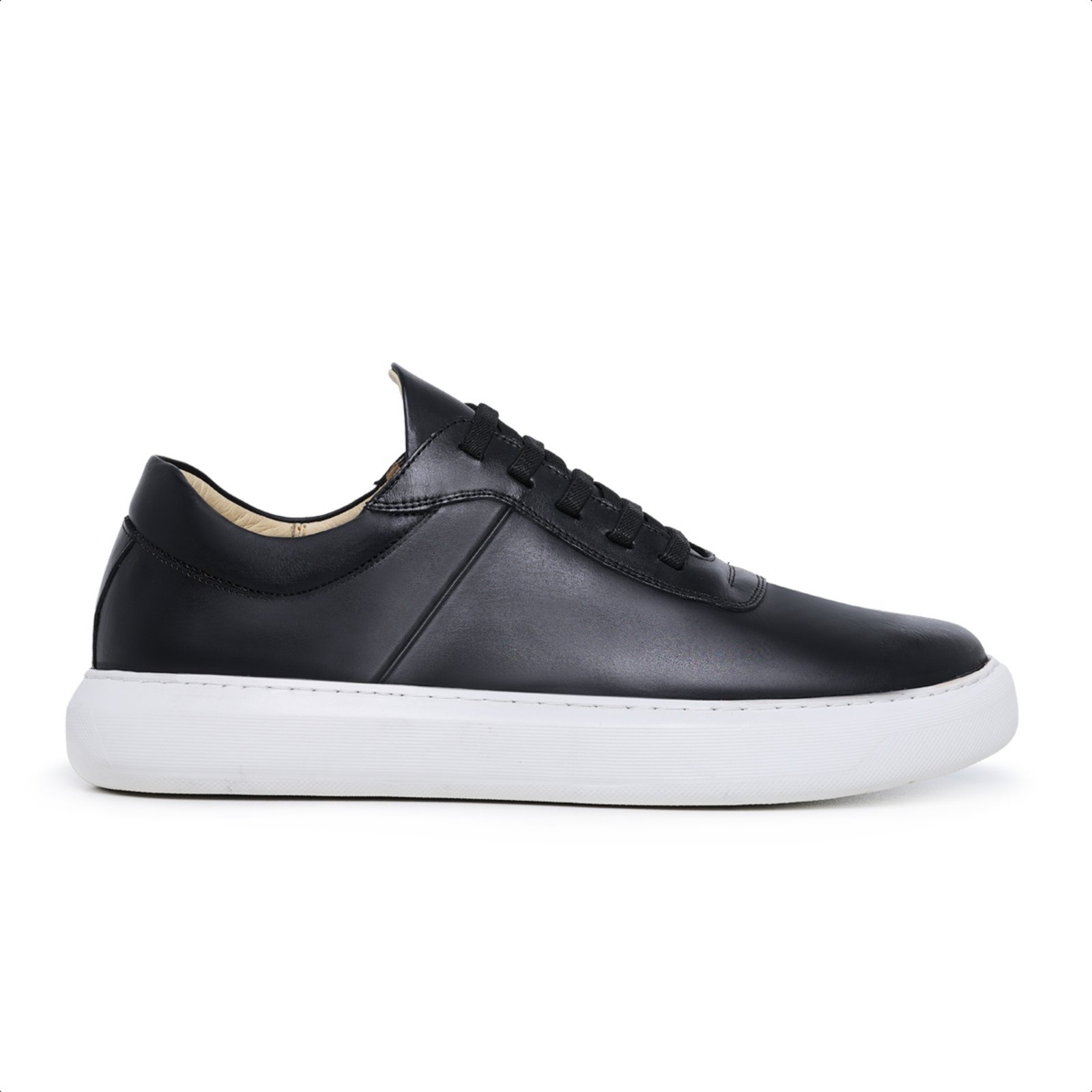 Tenis Casual Esporte Fino Masculino Ultra Leve Paulo Vieira cor Preto