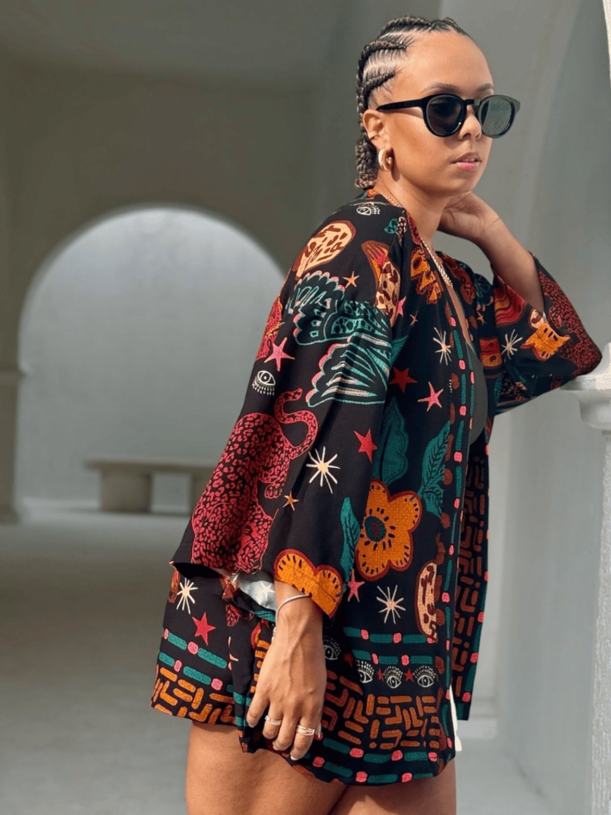 Kimono Zuri Amplo Selva Lunar