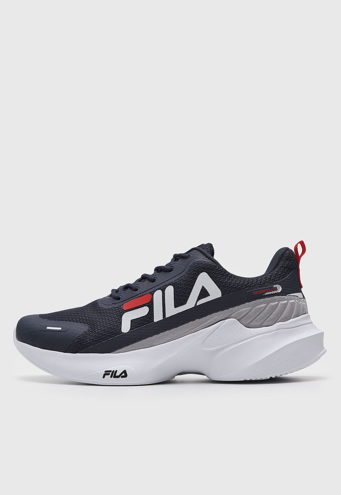 Tênis Masculino Fila Progress Lite Azul Marinho