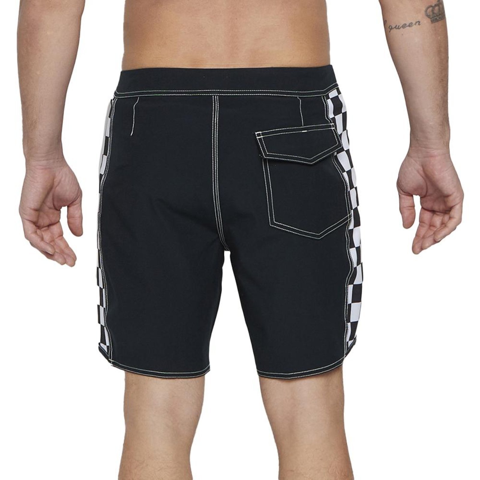 Bermuda Quiksilver Original Arch 18" SM25 Masculina Preto"