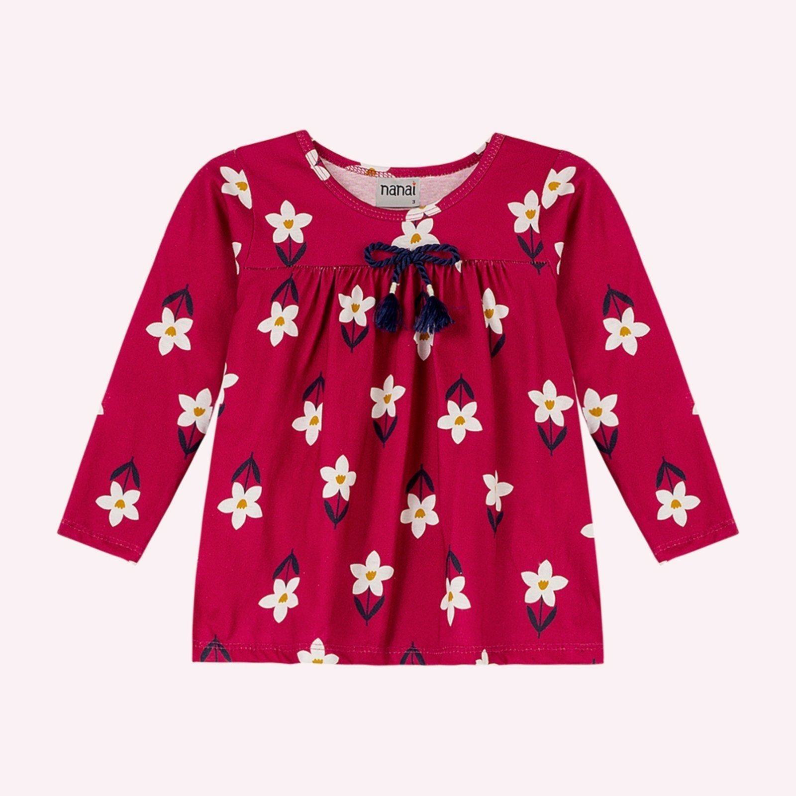 Infantil - Blusa Menina Flores Nanai