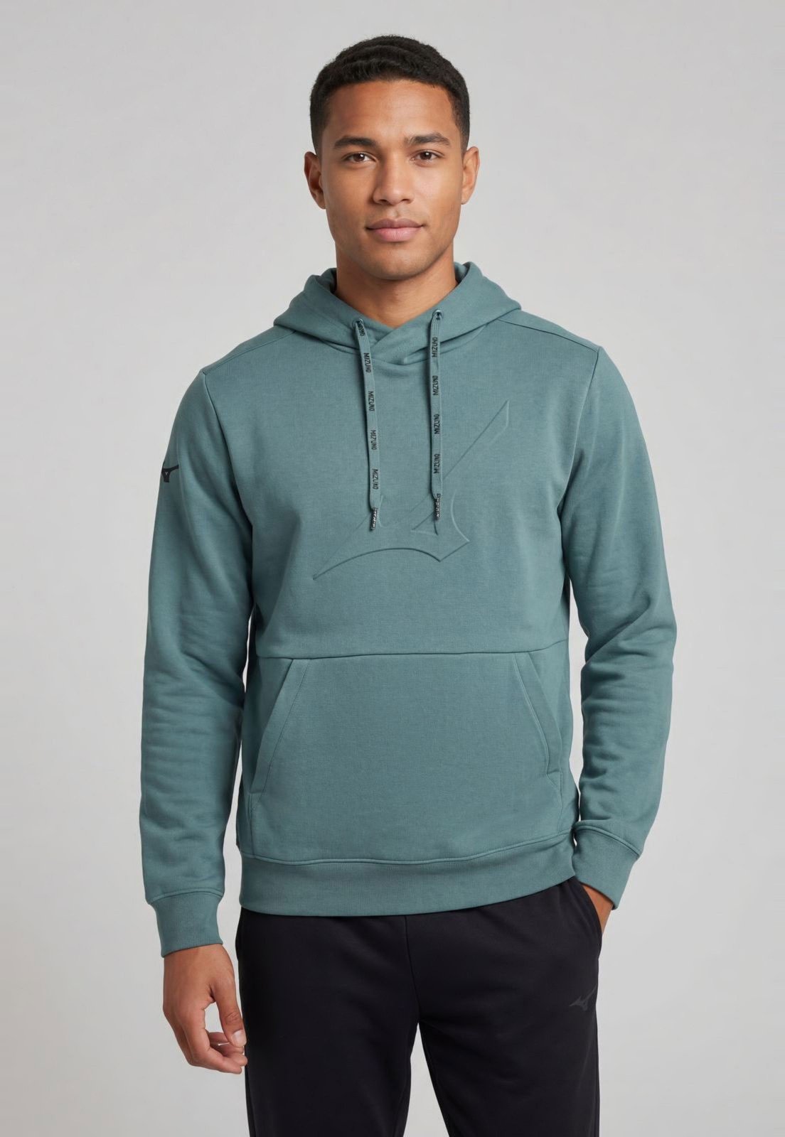 Blusa de Moletom Masculina Mizuno Soft II Verde