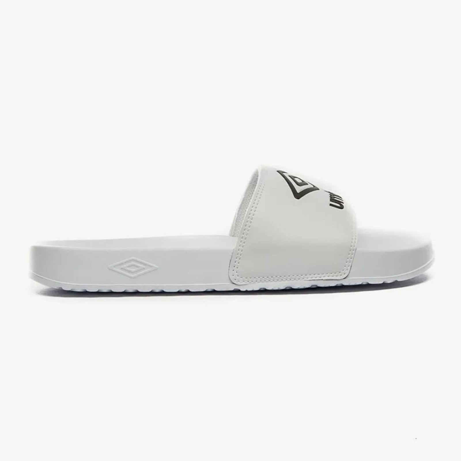 Chinelo Unissex Diamond Slider Branco Preto Umbro U03L00021-221