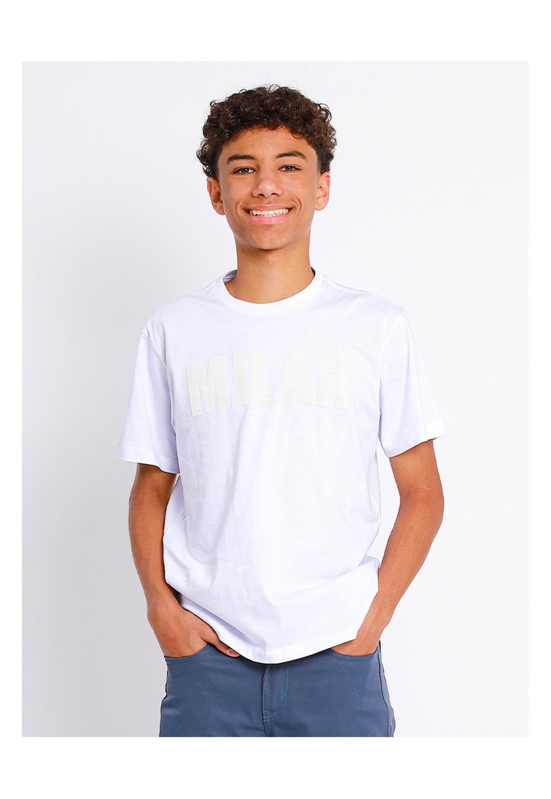 Infantil - Camiseta Basic Branca Banana Danger 14 Branco