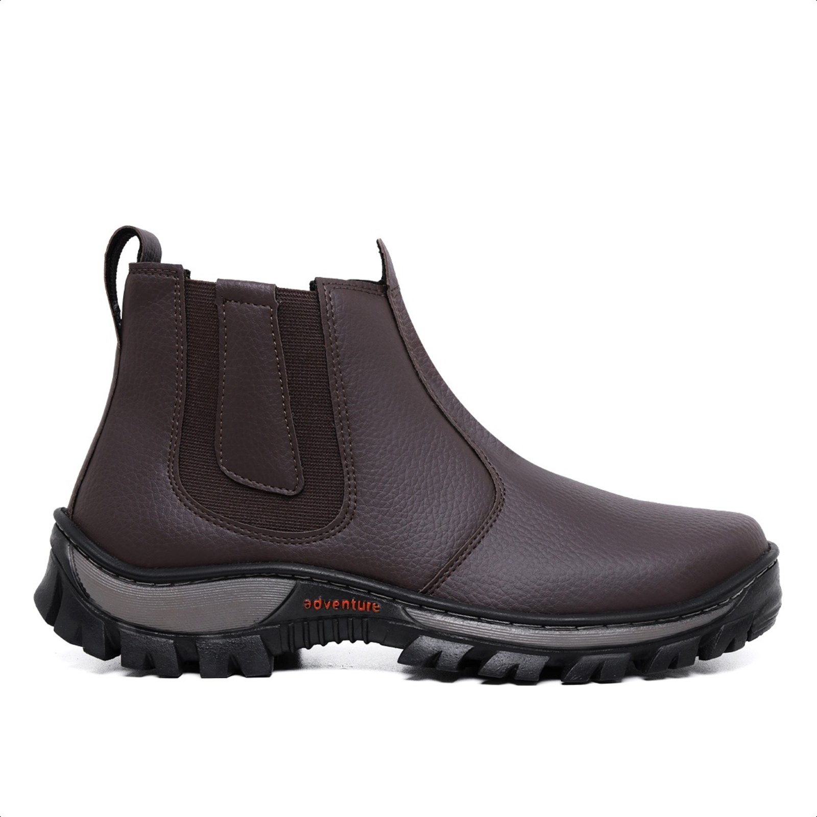 Vista 2 Botina Masculina Bota Segurança Trabalho Adventure Café Lavini Shoes marrom Lavini Shoes marrom