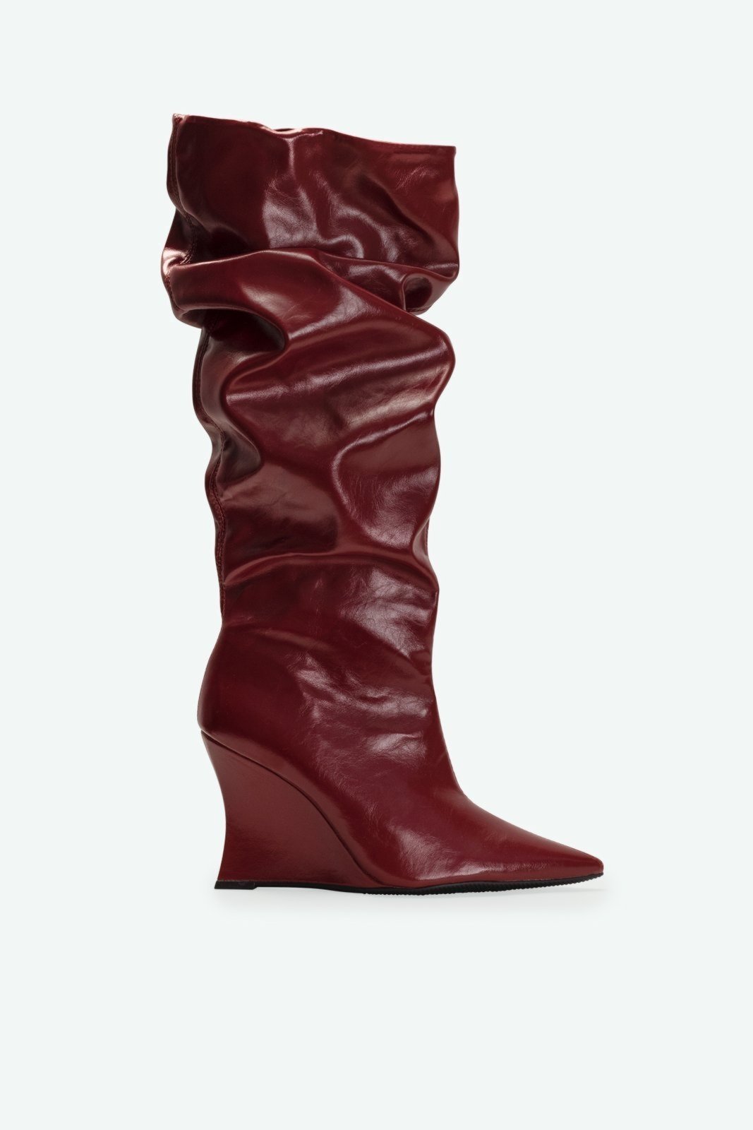 Bota Slouchy Ramona Bordô Suzana Santos