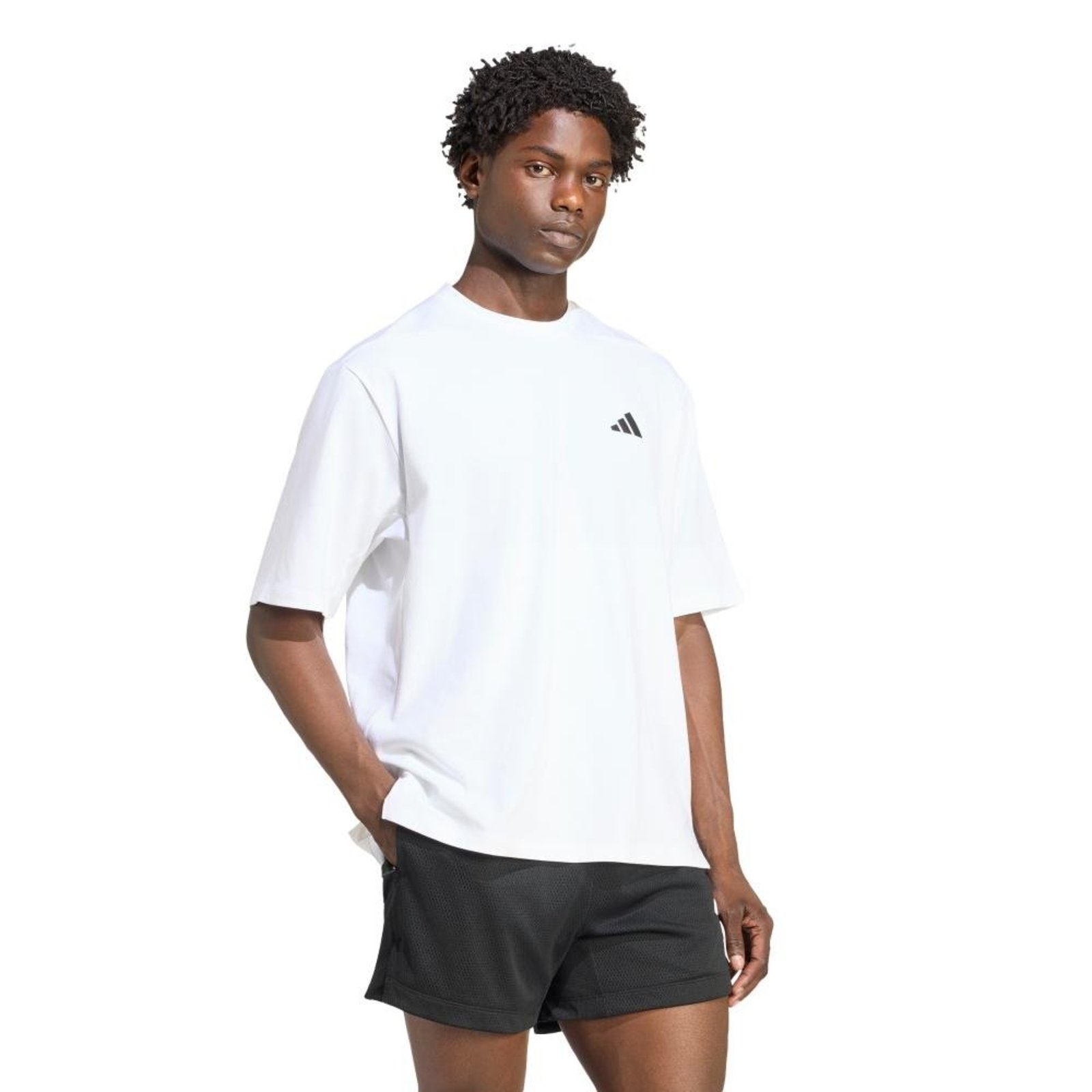 Camiseta Estampada PrimeLift Essentials Workout adidas Performance Branco
