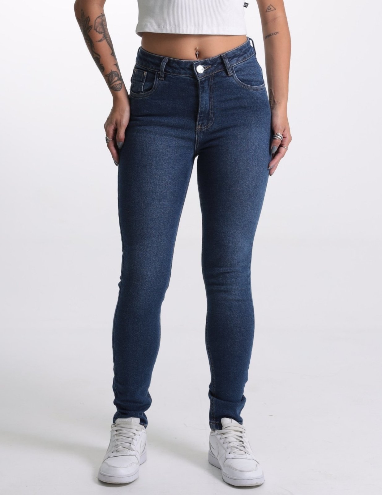 Calça Skinny Jeans Feminina Básica Revanche-CA.FEM.00574