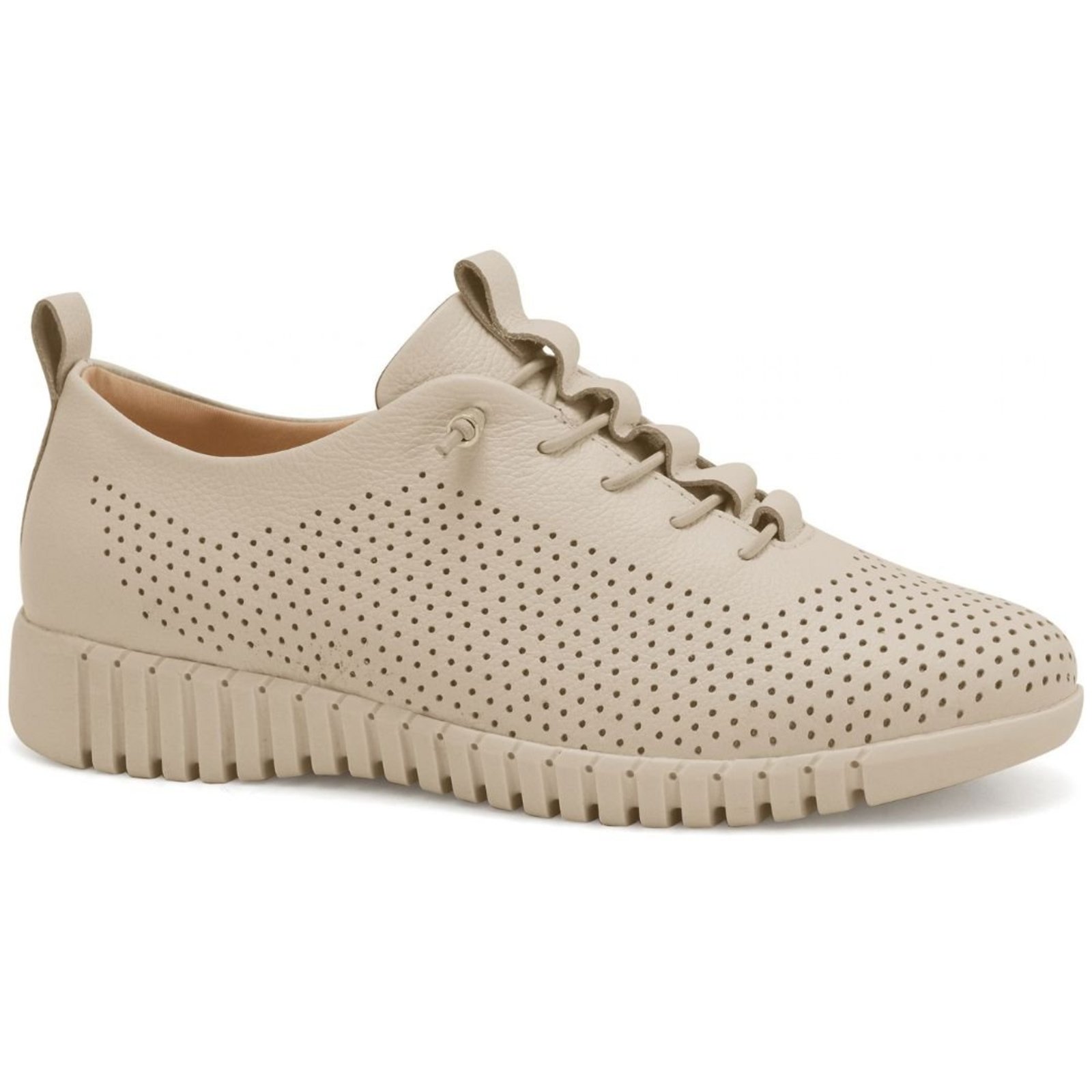 Mocassim Feminino em Couro Comfortflex 2675303 - Almond
