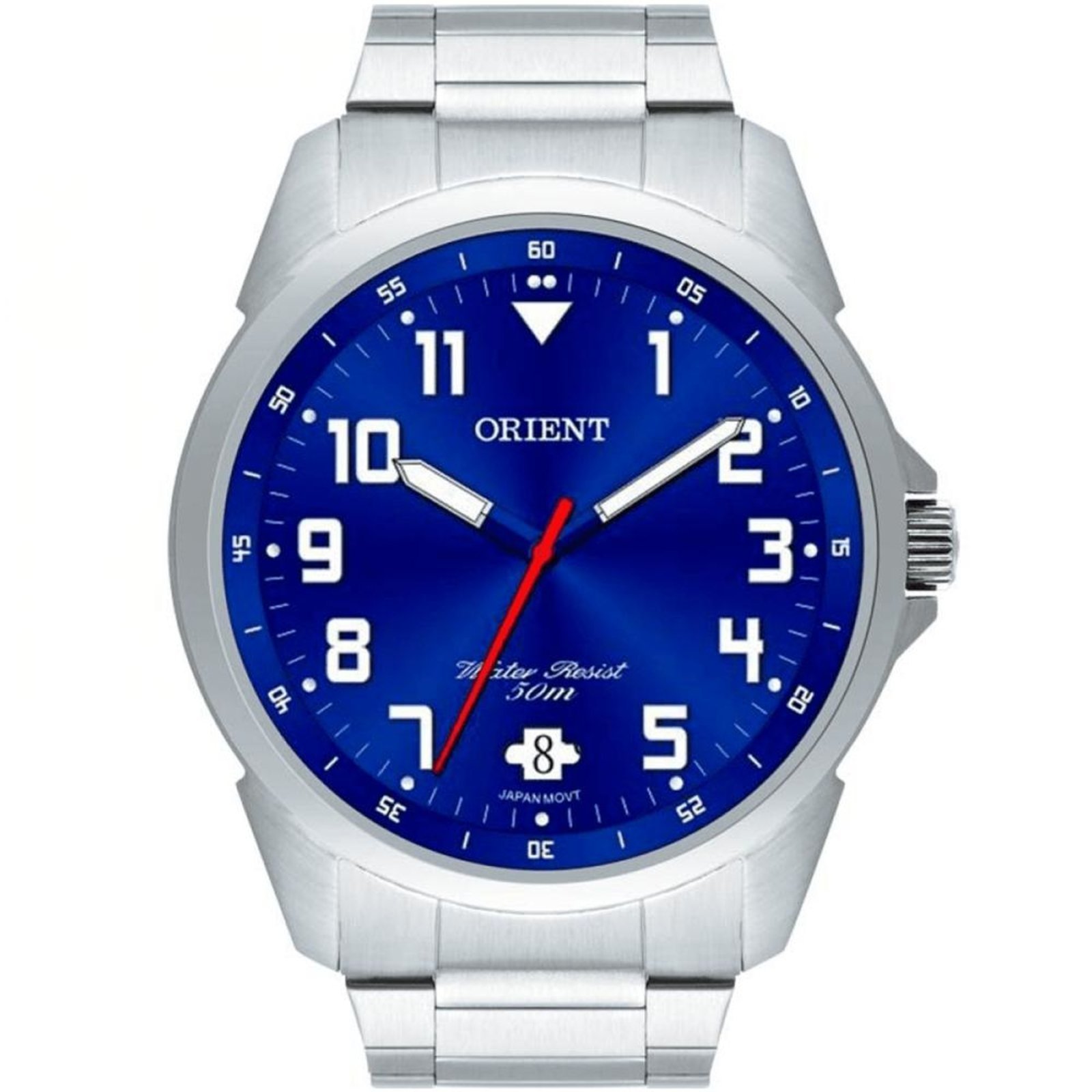 Relógio Masculino Quartz Orient Prata MBSS1154A D2SX Prata