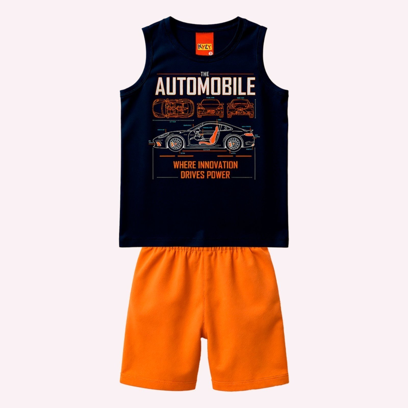 Infantil - Conjunto Menino Carro Kyly