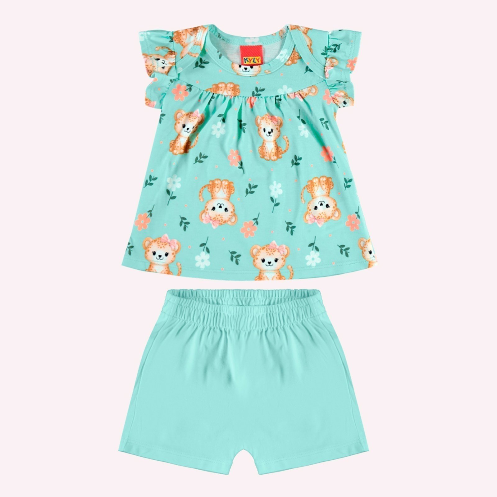 Infantil - Conjunto Menina Onças Kyly