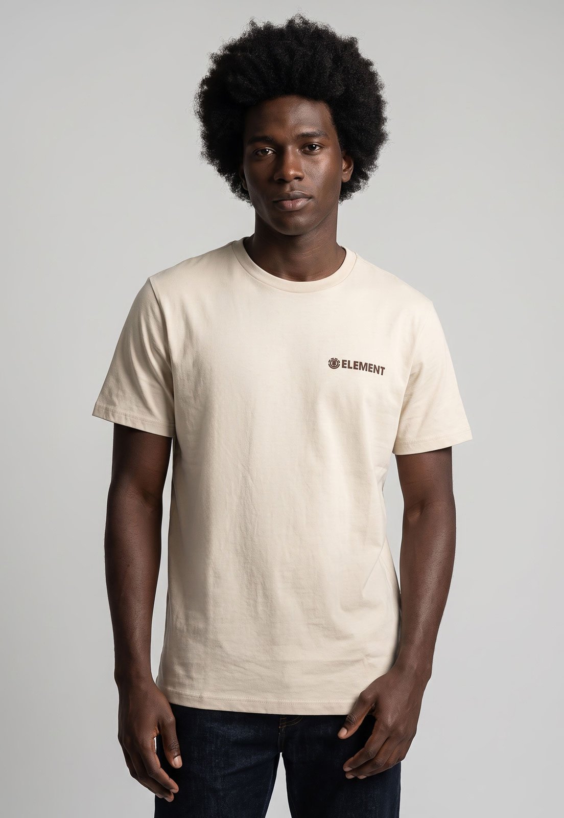 Camiseta Masculina Element Blazin Chest Bege