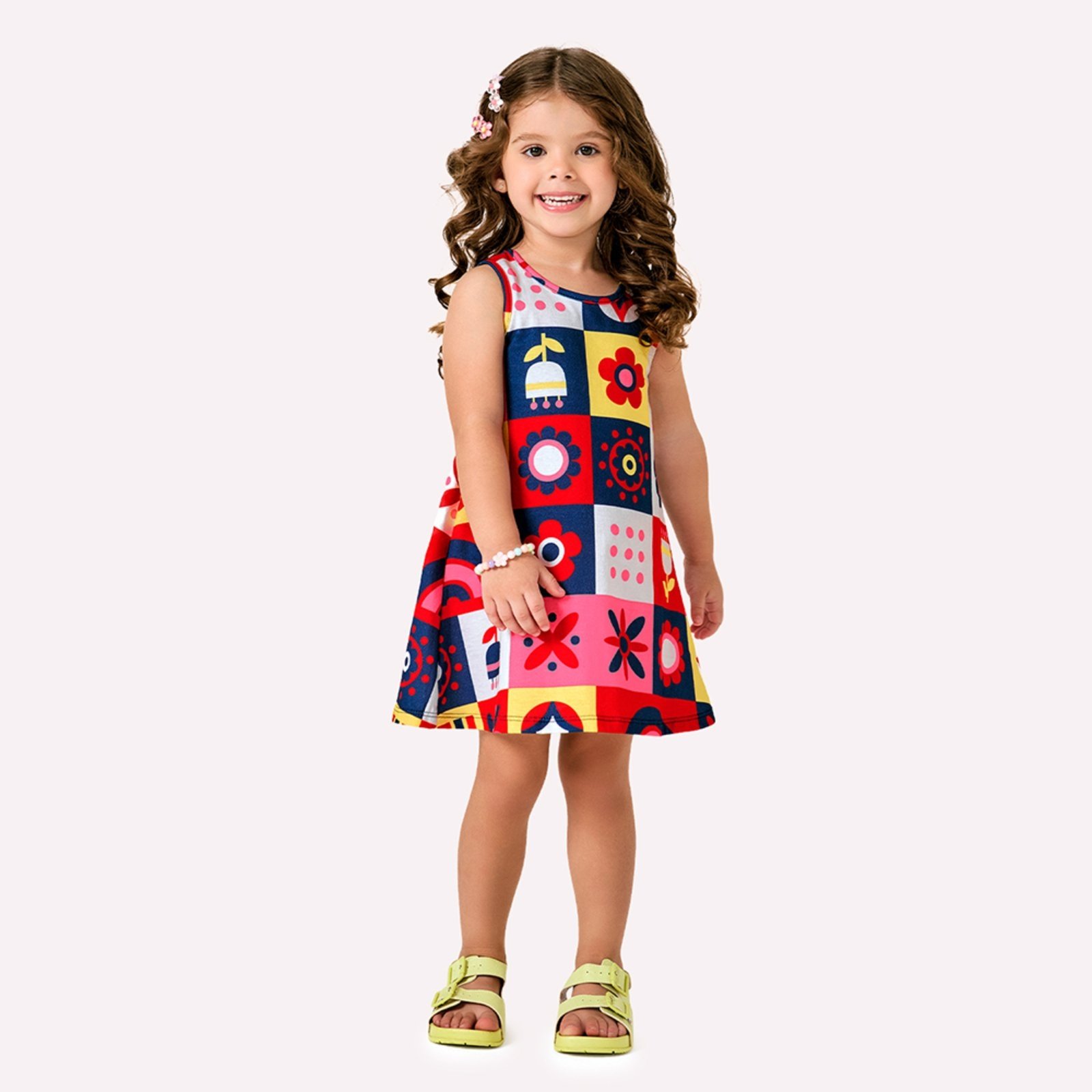 Infantil – Vestido Menina em Algodão Kyly