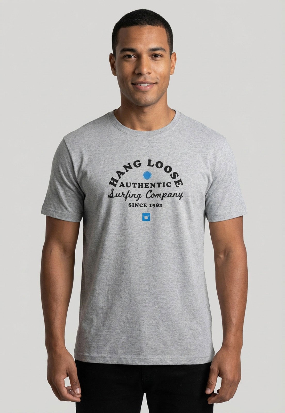 Camiseta Masculina Hang Loose Silk MC ARC Cinza