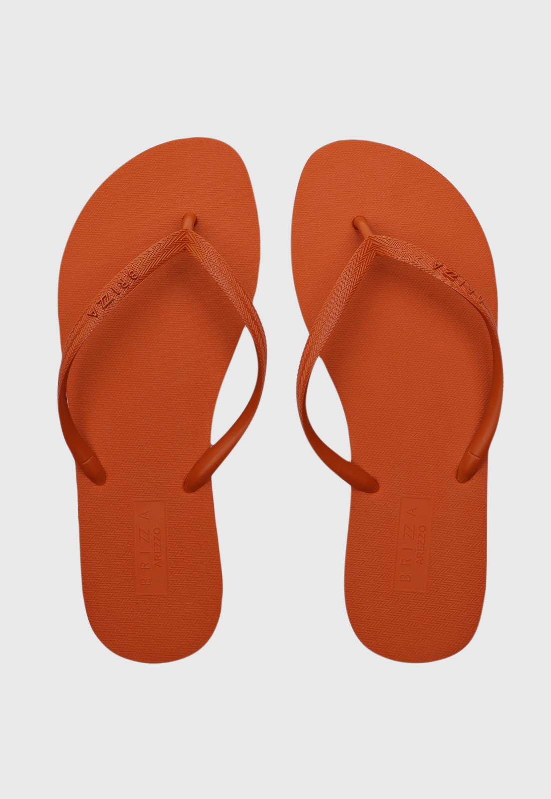Chinelo Brizza Arezzo Dedo Brizza Laranja
