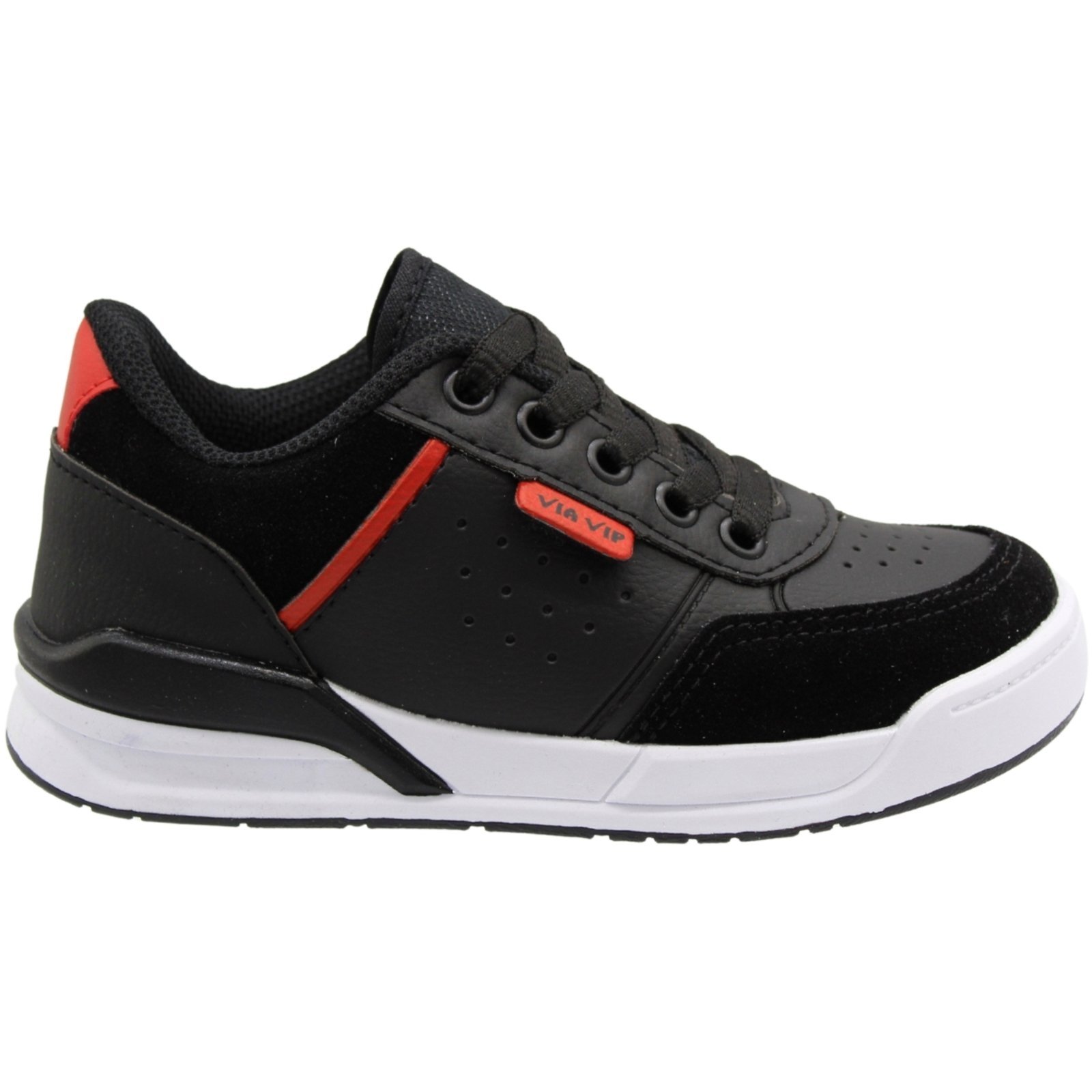 Infantil - Tênis Casual Juvenil Via Vip Sneaker Camurça Menino