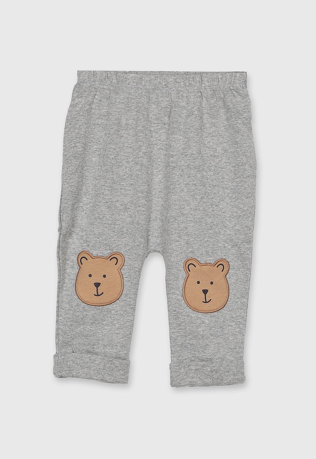 Infantil - Calça GAP Detalhe Urso Cinza