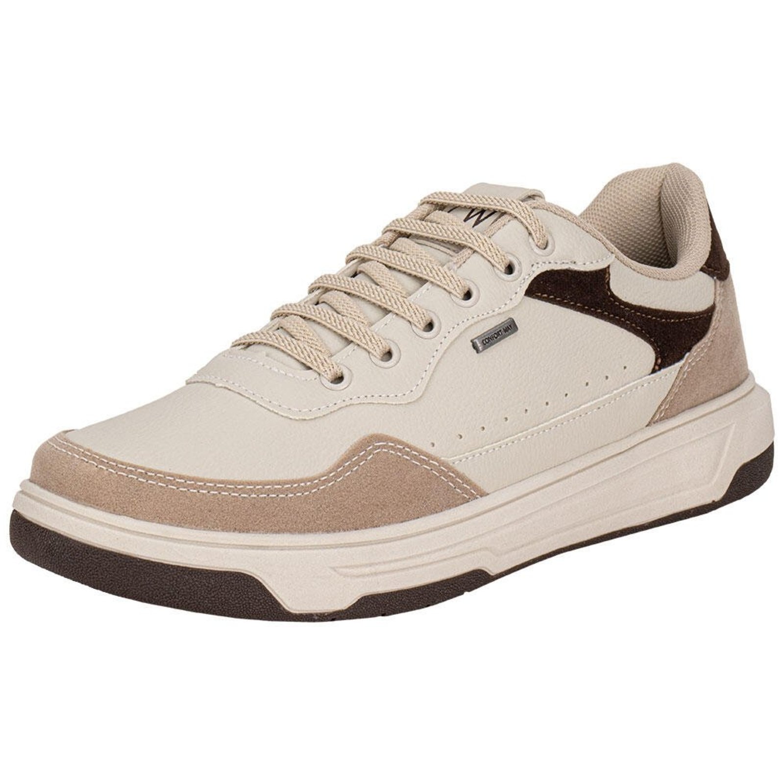 Sapatênis Masculino Confort Way 502604 9932604 Branco