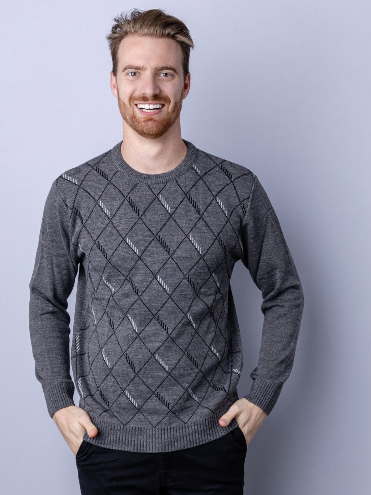 Blusão com jacquard