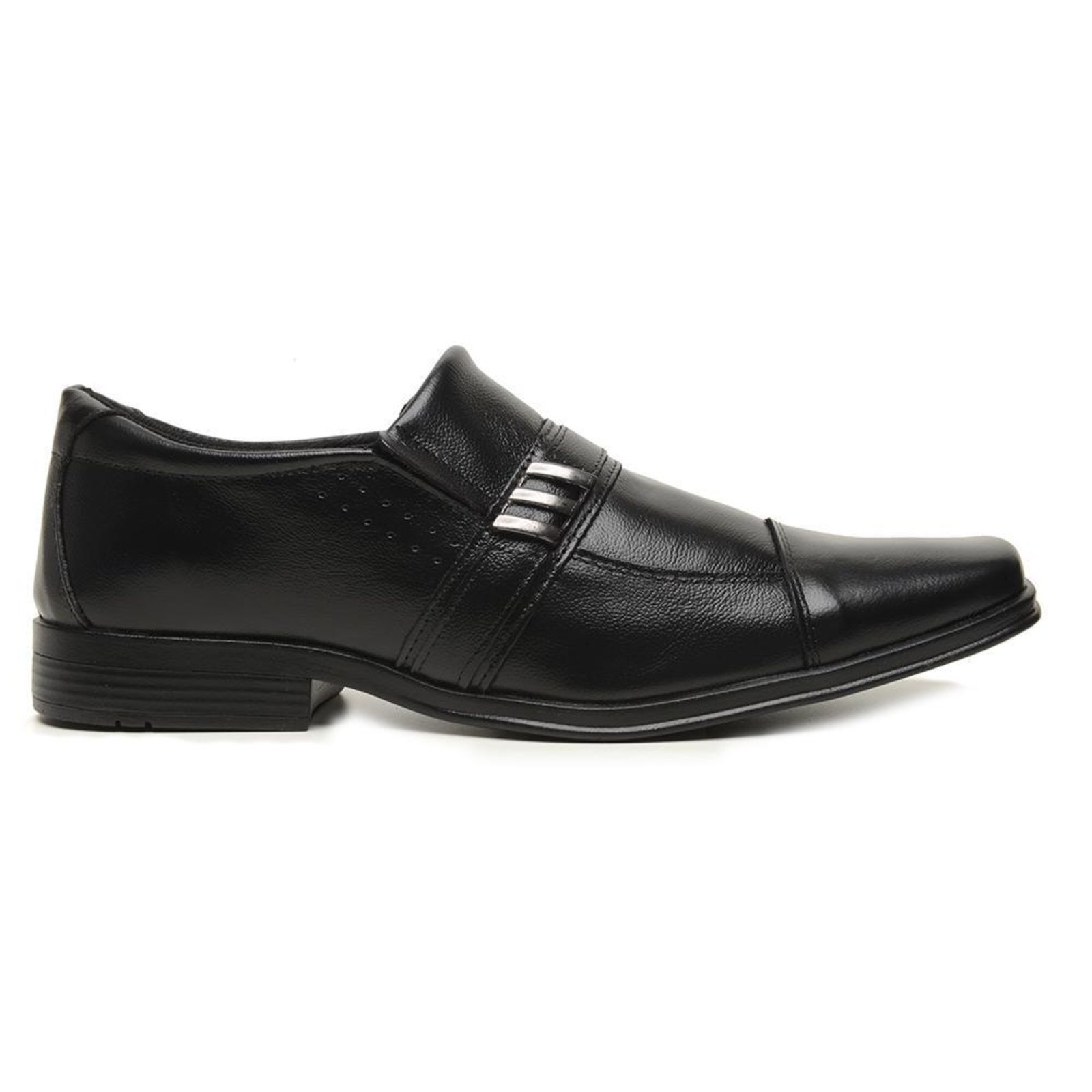 Sapato Social Masculino Sport Fino Calce Fácil Preto 37 Preto