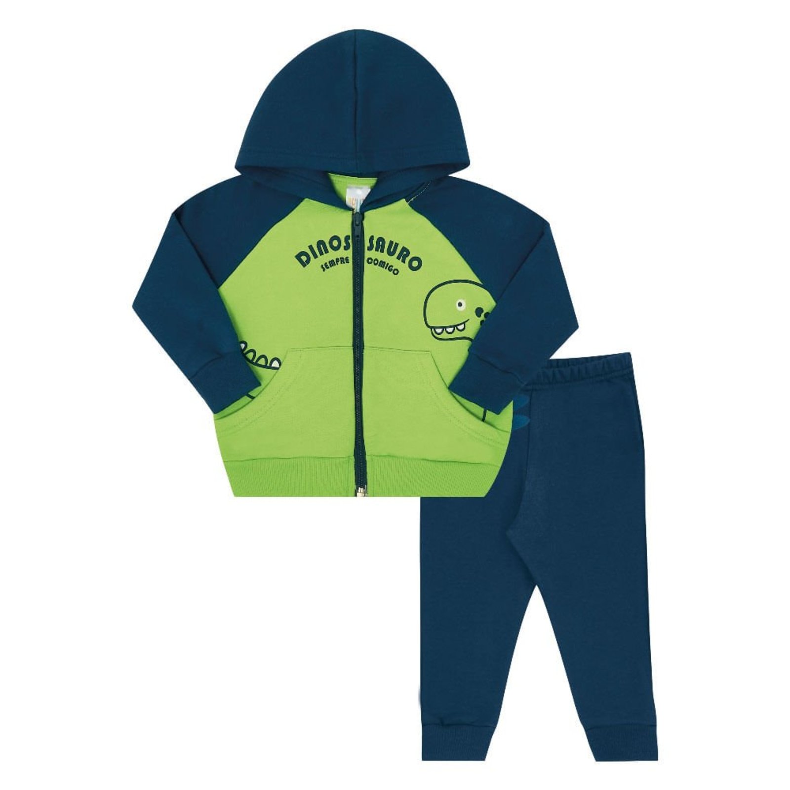 Infantil - Conjunto Menino - Verde Neon - 49565-138