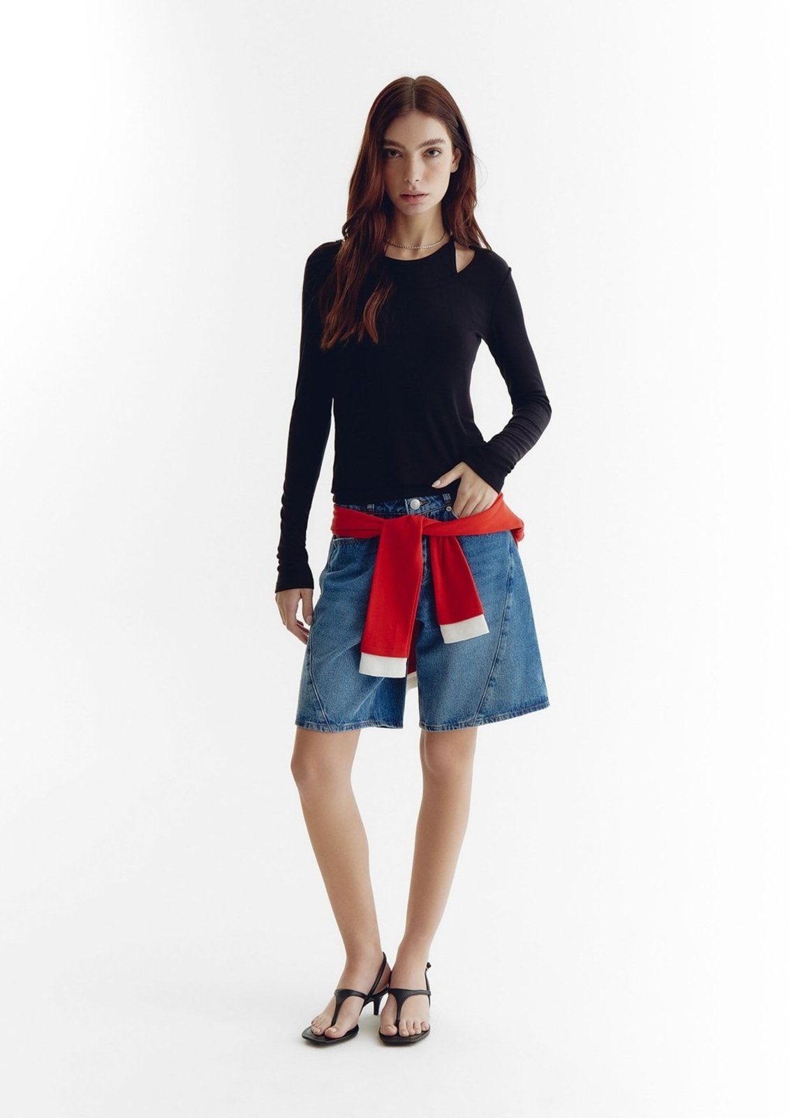 Blusa Feminina Sobreposição Halter Neck Hering