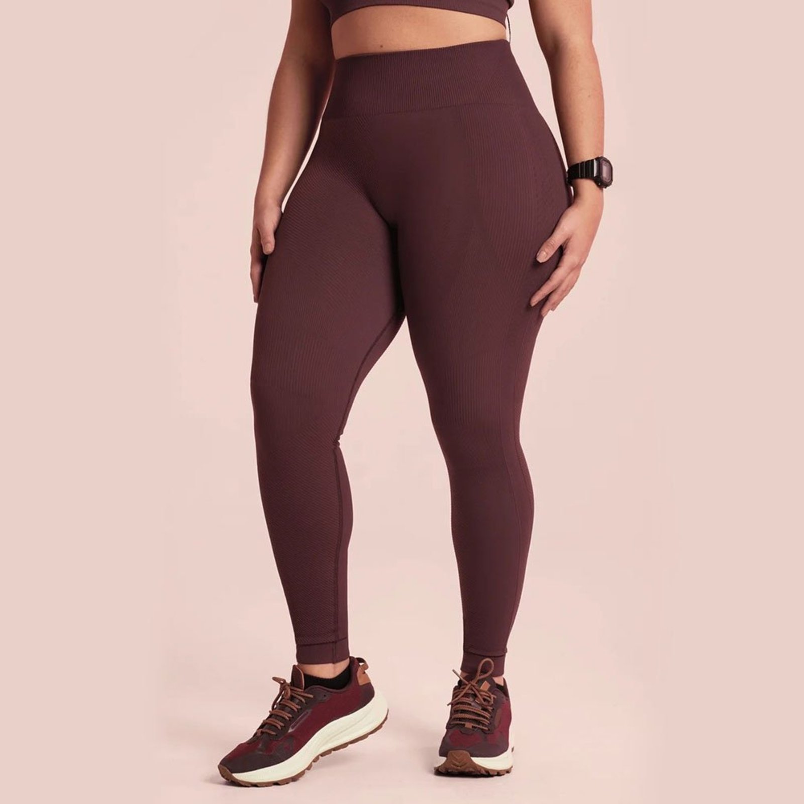 Calça Legging Lupo Sport Feminina Fitness Basic ComforFit 71774 Açai