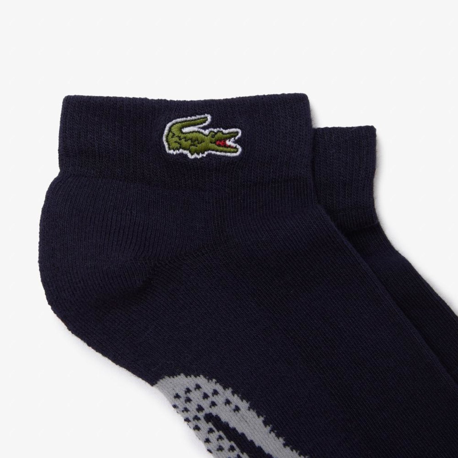 Vista 3 Lacoste Meias UNI De Cano Curto Sport Em Algodão Lacoste azul