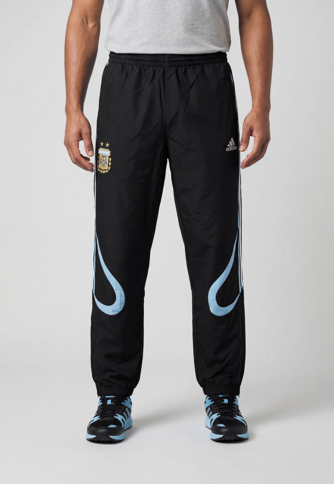 Calça Masculina adidas Performance Argentina 2006 Preta
