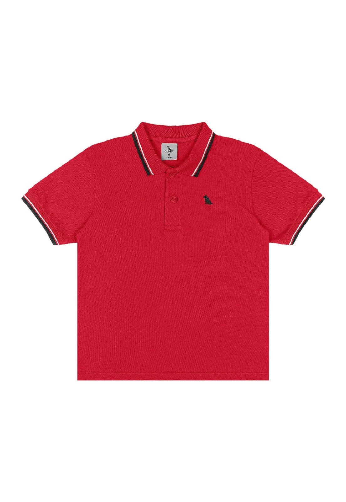 Vista 3 Infantil - Conjunto Camisa Polo Bermuda Quimby vermelho Quimby vermelho