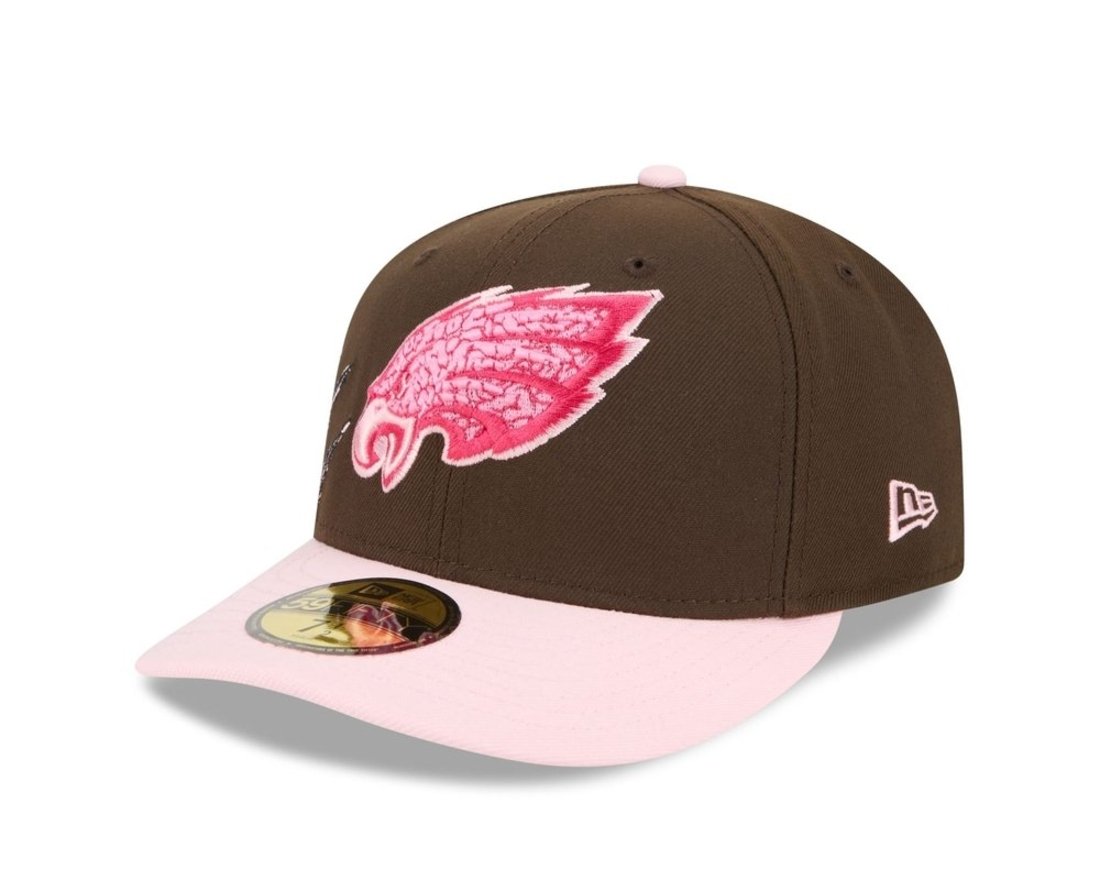 Bone New Era 59FIFTY Philadelphia Eagles NFL Marrom