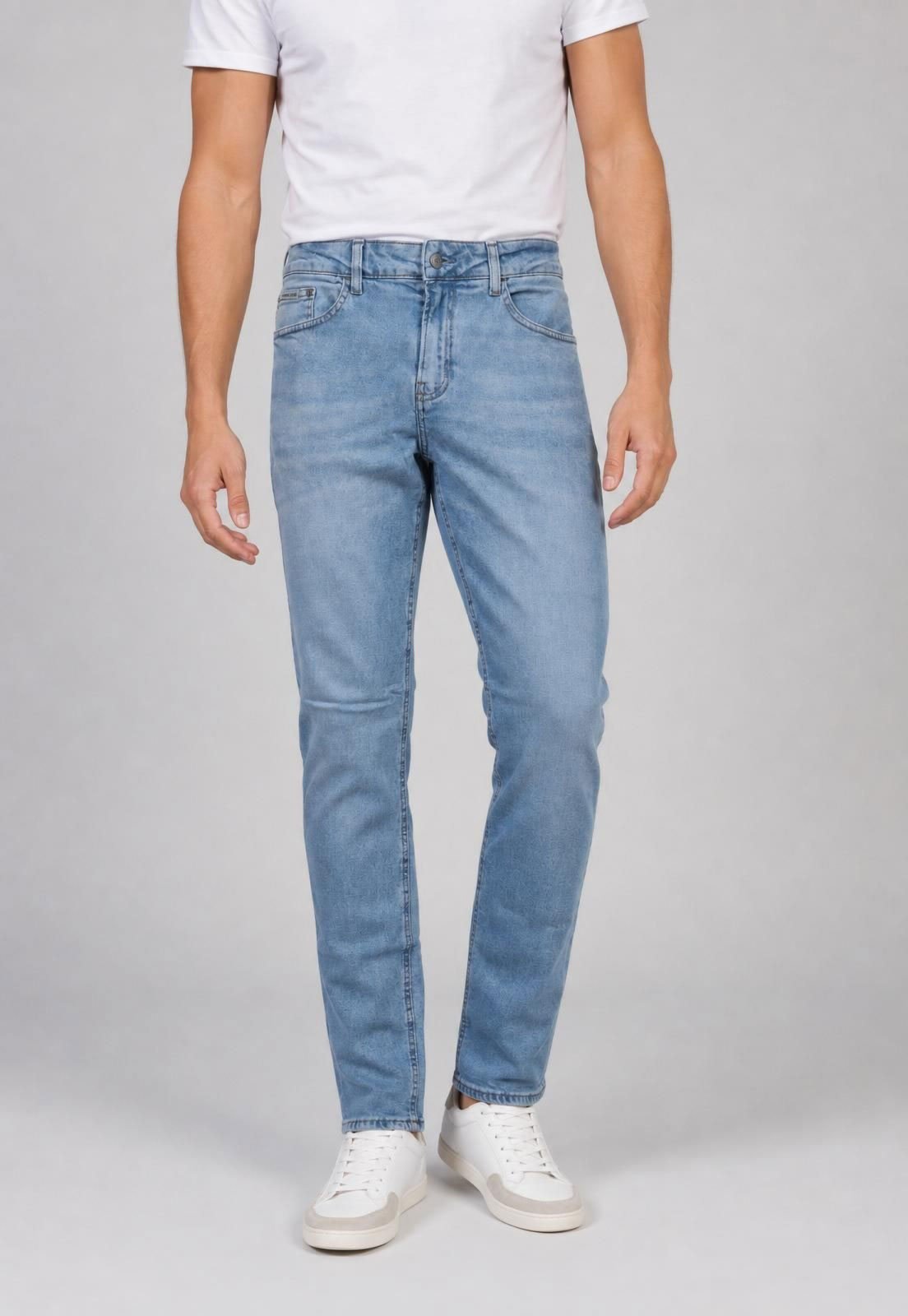 Calça Jeans Masculina Calvin Klein Jeans Slim Azul Claro