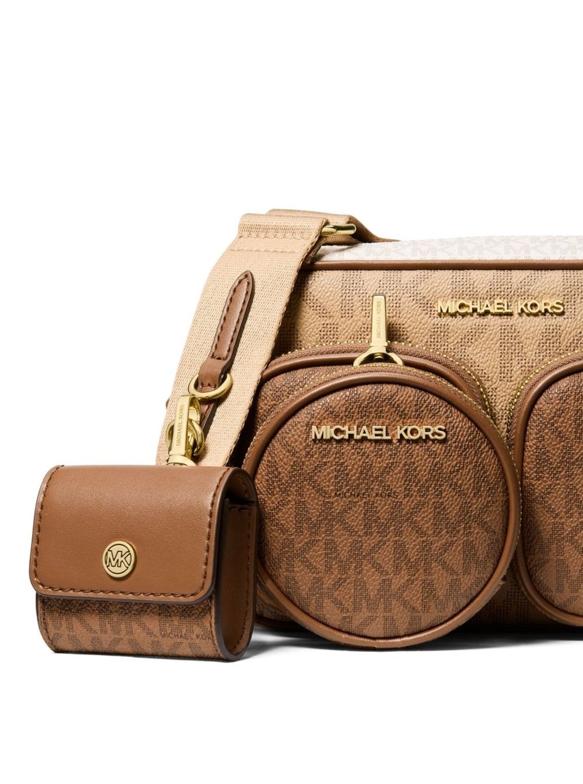 Vista 3 Bolsa Transversal Jet Set Logo Média 35S5gttc2b260 caramelo caramelo