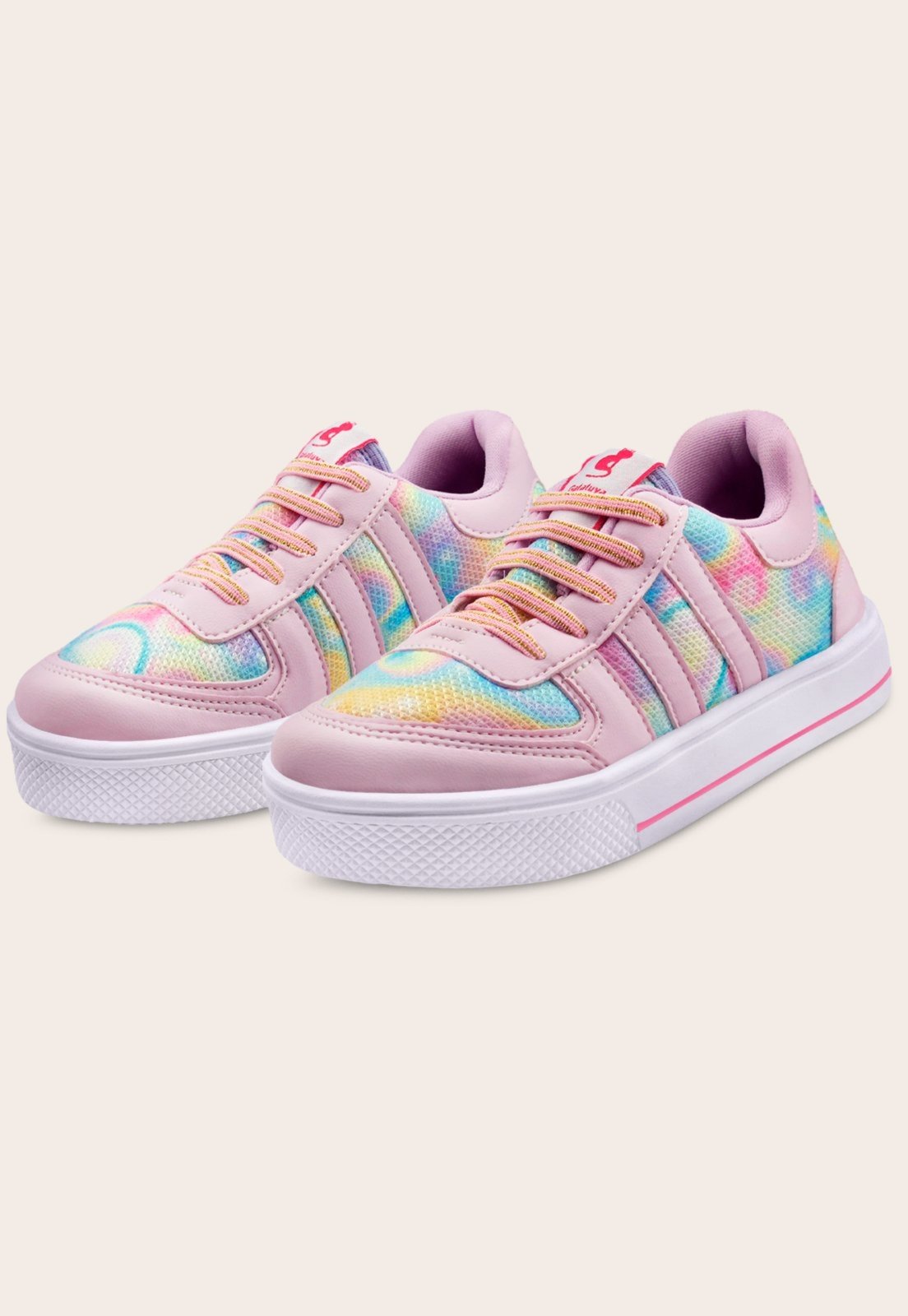 Infantil – Tênis Menina Calce Fácil Feminino Conforto Colorido Mzkid