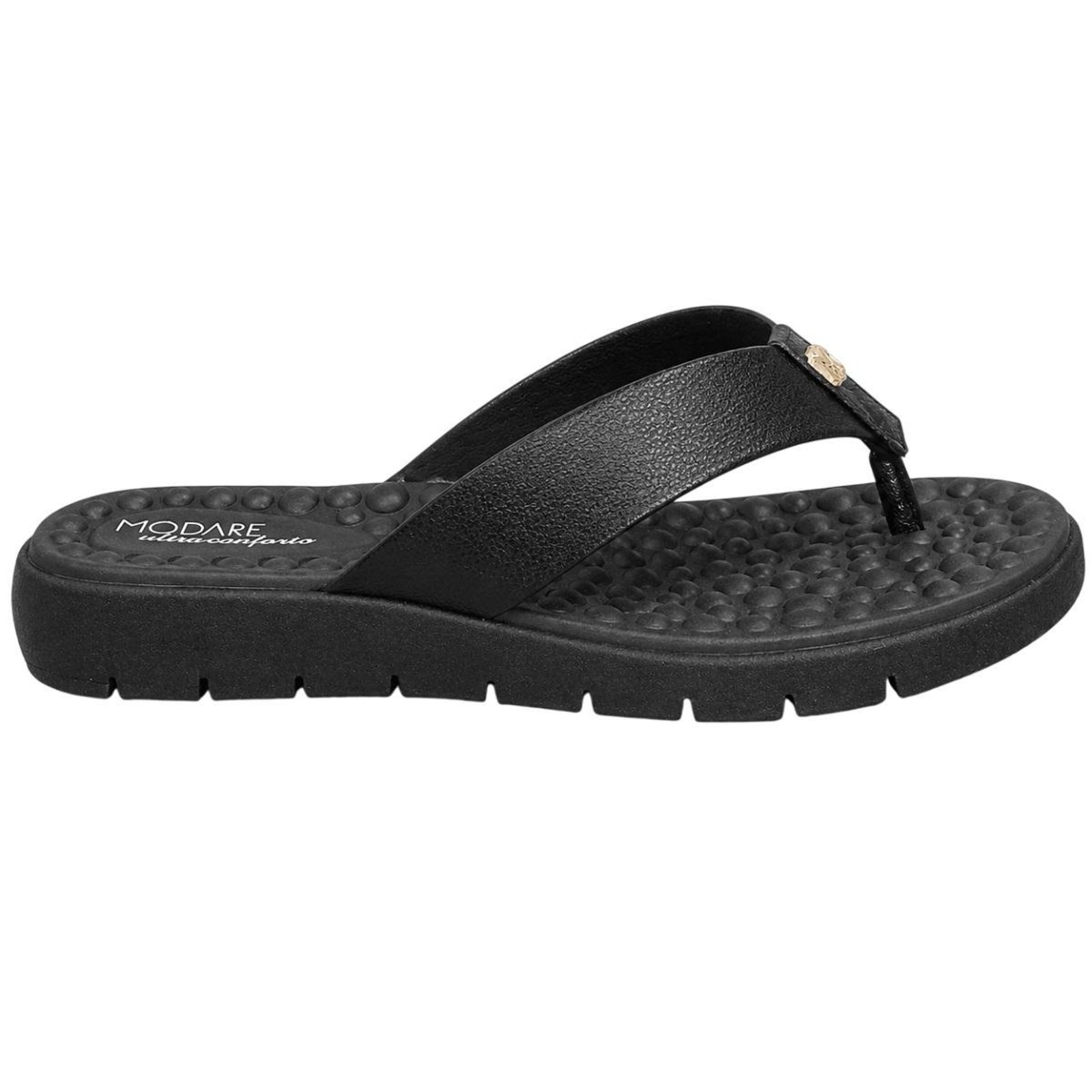 Rasteira Feminina Modare Ultraconforto 7162.331 Preto