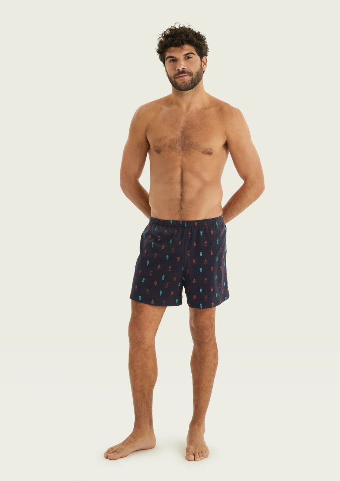 Cueca Samba Canção Estampada + Saquinho Presenteável Hering