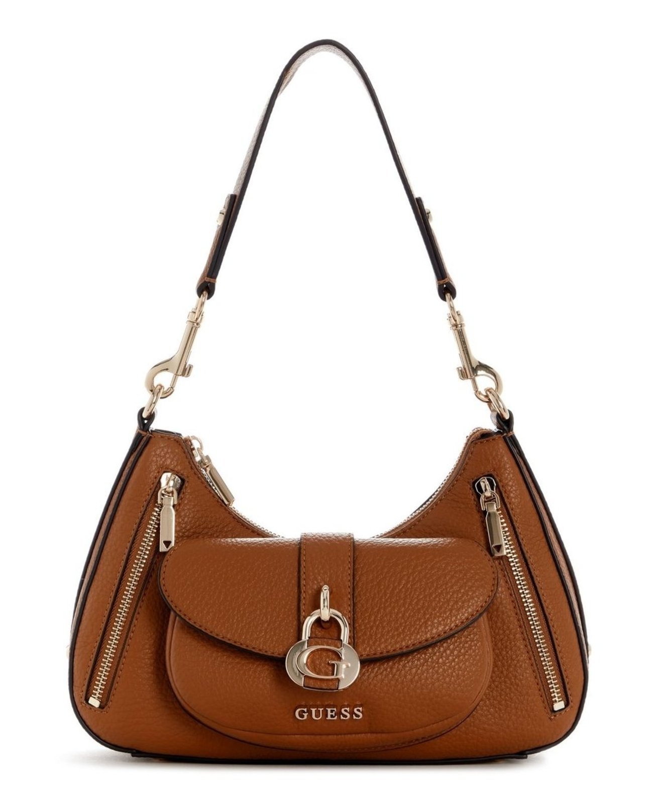 Bolsa Guess Jessa Shoulder Caramelo