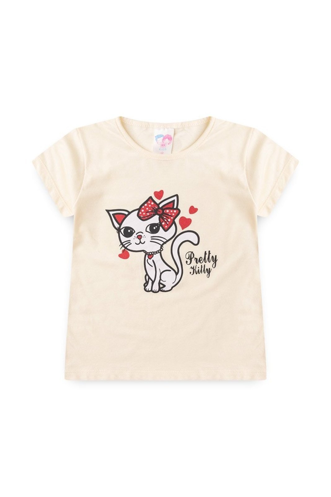 Infantil - Conjunto para Menina Blusa e Shorts Gatinha - KK